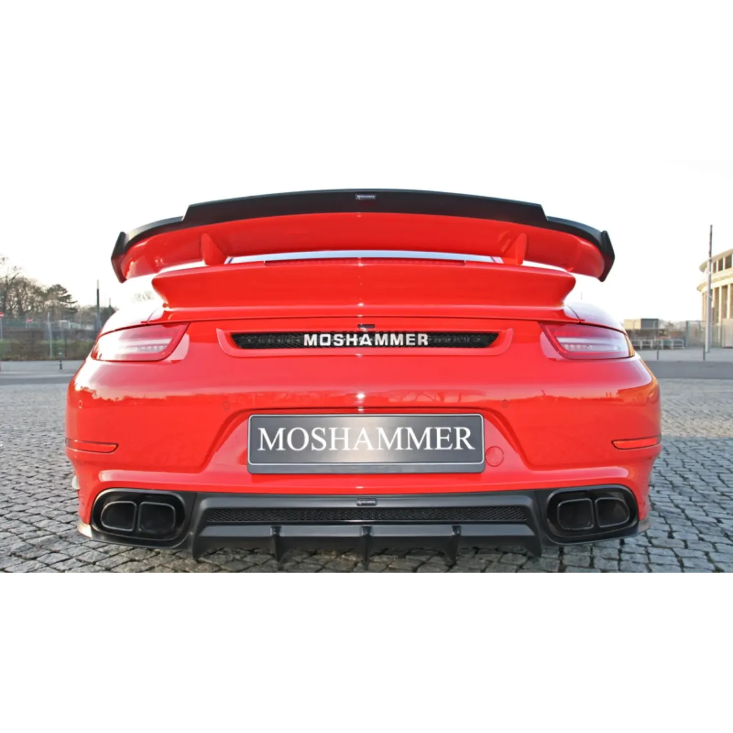 moshammer 991.1 Turbo rear diffuser - rear view